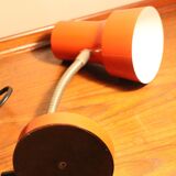 Red desk lamp "veb narva" made in ddr 70's