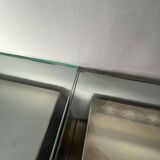 Meuble Belgo Chrome acier inoxydable brossé