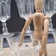 Set 8 grands verres vin cristal Baccarat Lauzun