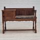 Commode assise en chêne années 1950 scandinave