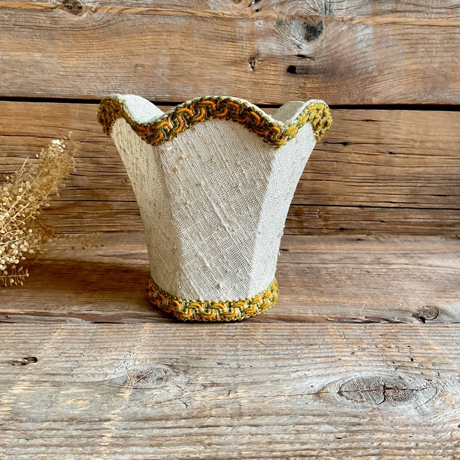 Vintage braid lampshade