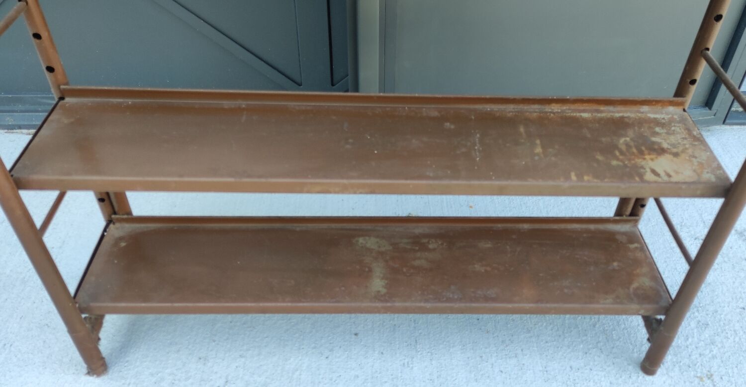 Industrial metal shelf