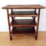 Rattan side table from the 70s/80s