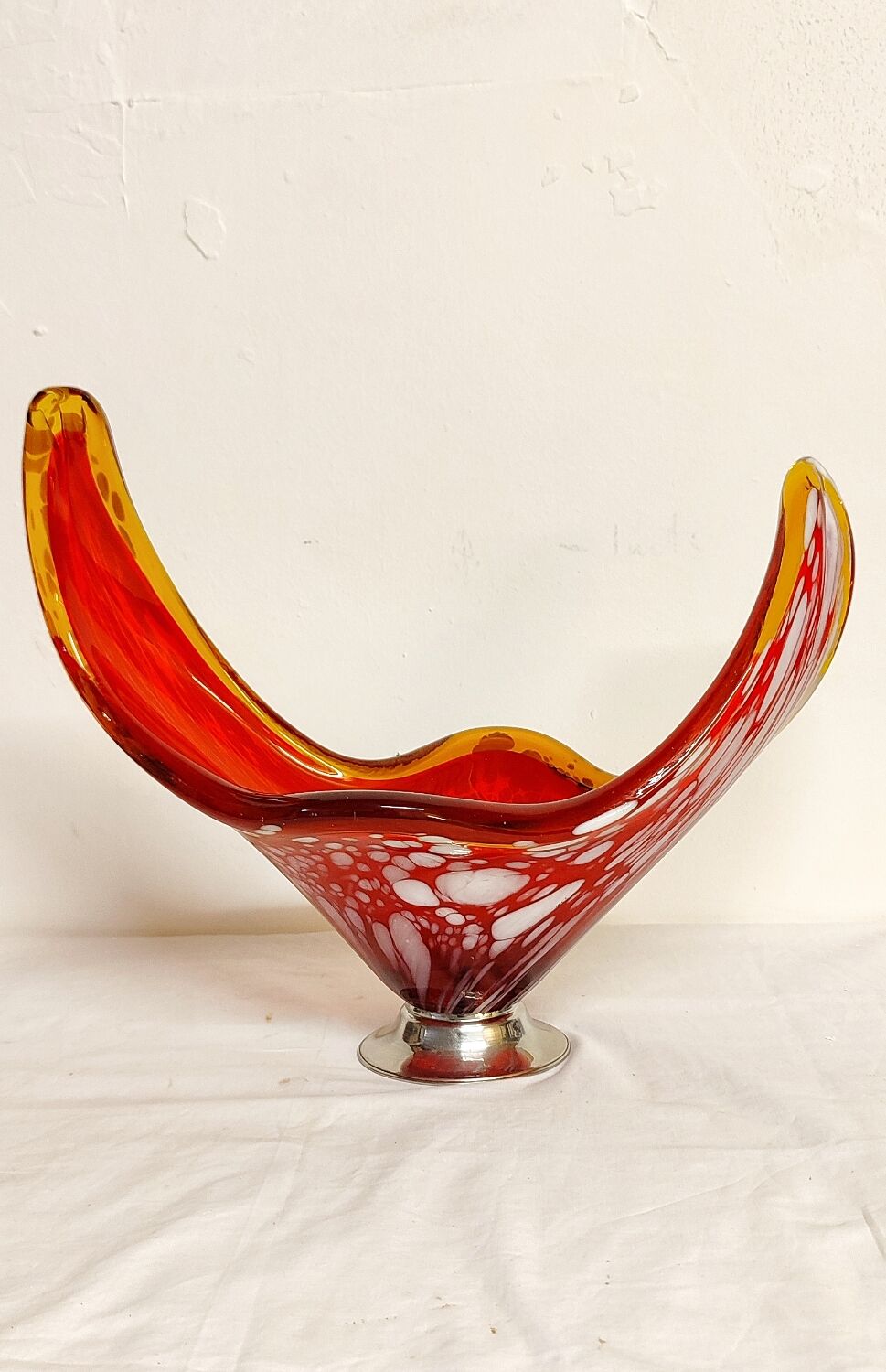 Murano glass centerpiece. Italy 1970s.