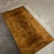 Elm burl coffee table and brass 70s Roche Bobois