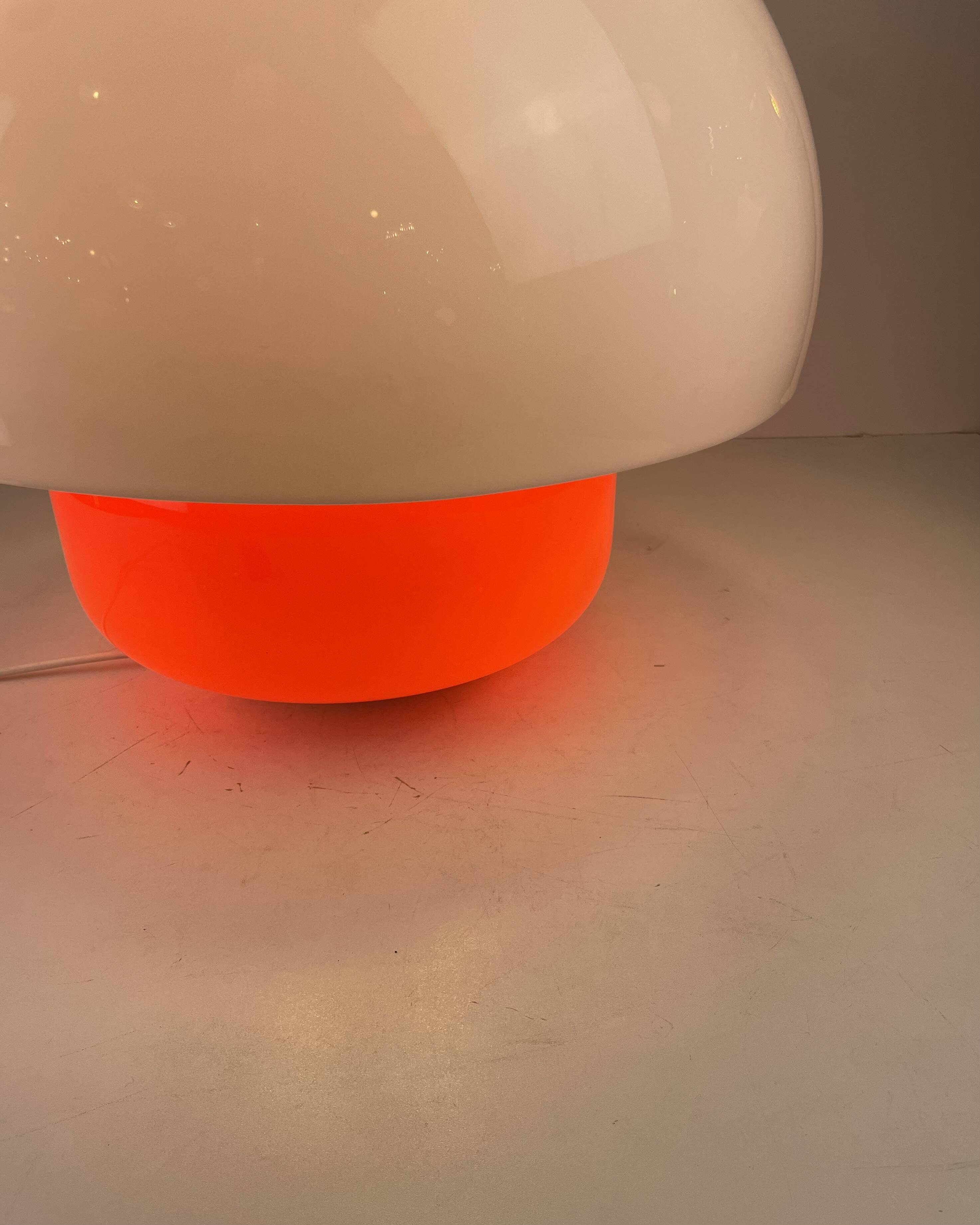 Table lamp in the style of Martinelli Luce, 1970s.