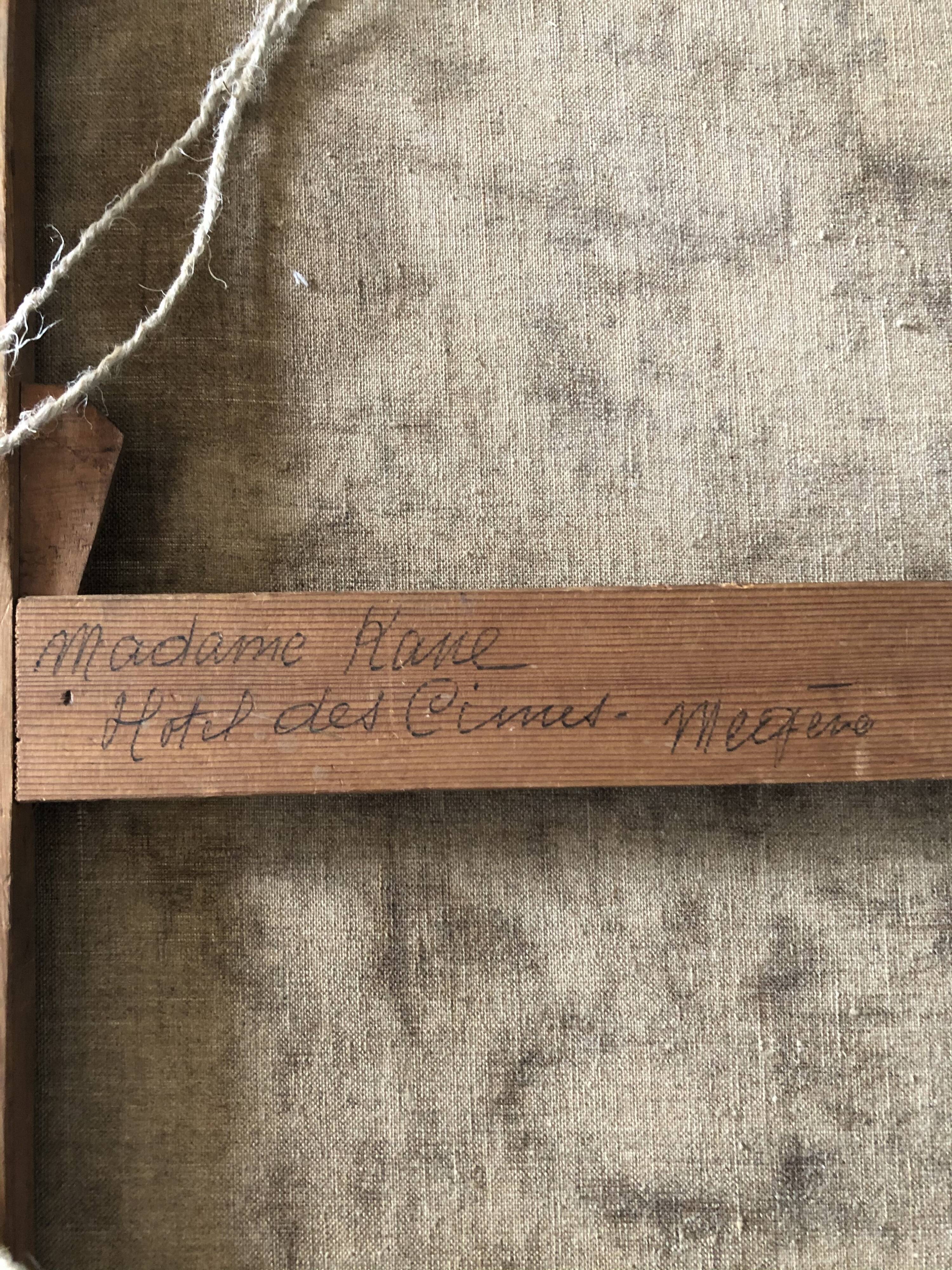 Portrait girl oil on canvas