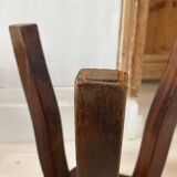 Pair of vintage stools by Olavi Hänninen – Solid oak – 1950s