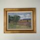Swedish Modernist Landscape Oil Painting 1960s