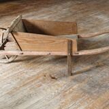 Antique wheelbarrow for children