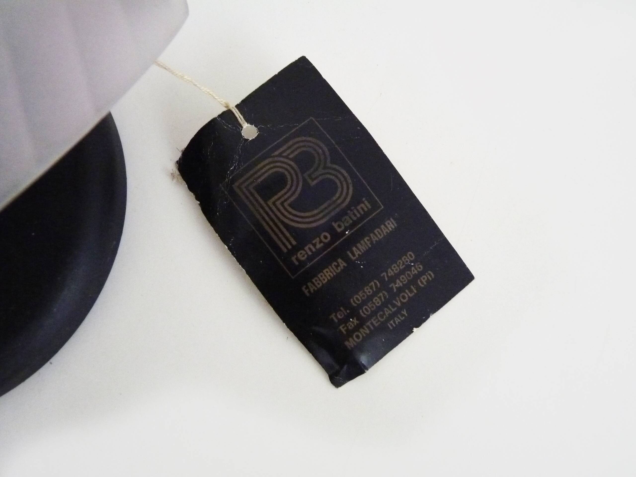 Pair of Italian wall sconces by Renzo Batini