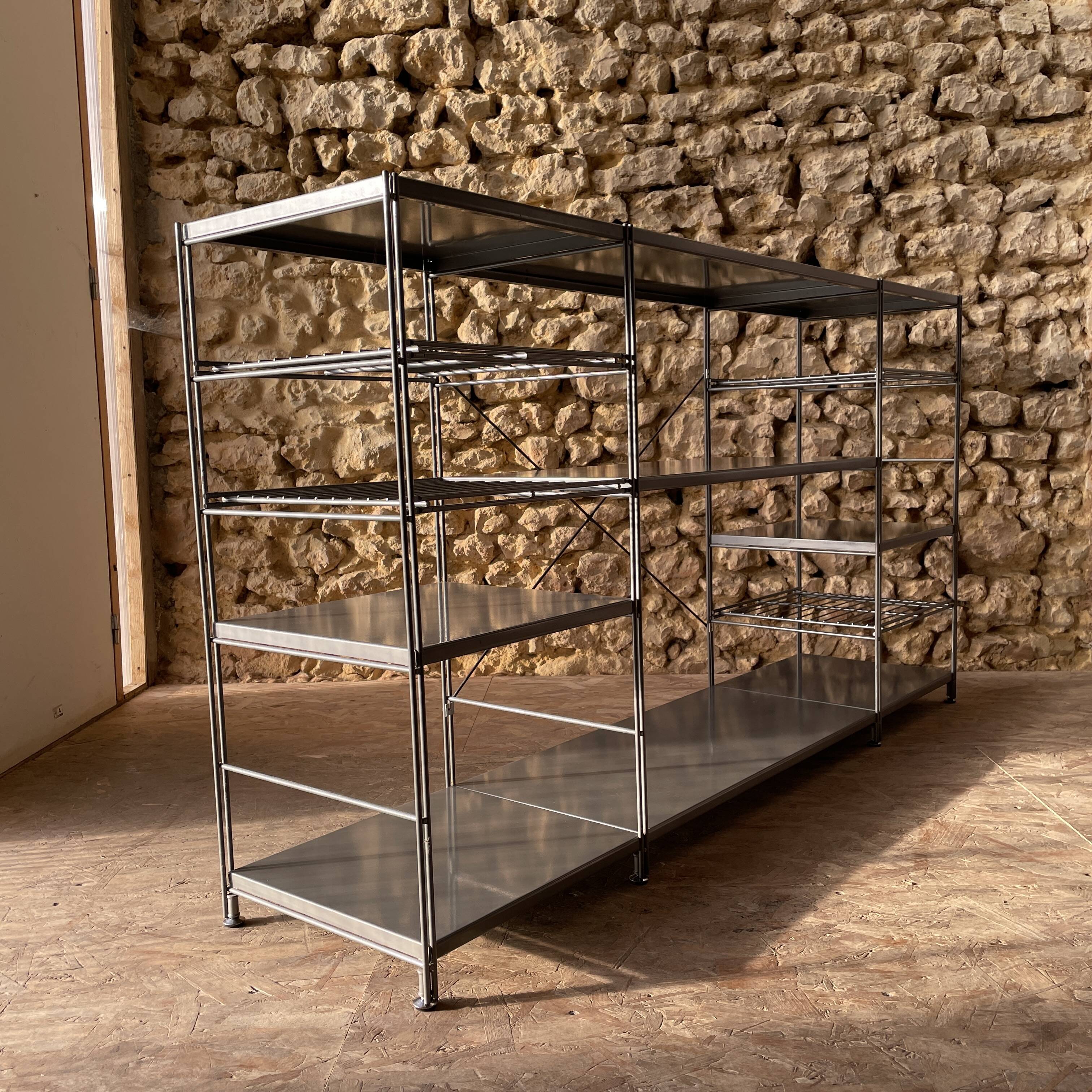 Modular metal shelf Niels Gammelgård - IKEA