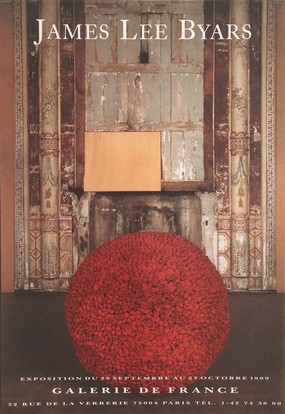 Affiche James Lee Byars 1989