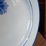 6 assiettes plates gien Albéric
