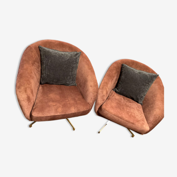 Lot de 2 fauteuils cocktails