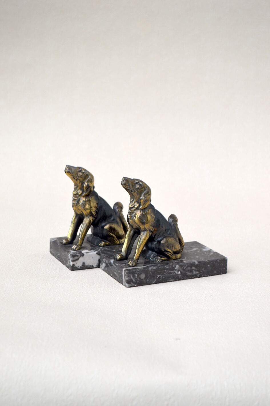Pair of dog bookends