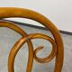 Curved wooden dining chair by Löbl Wieisskirchen