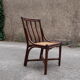 Office chair Mc Guire in bamboo and seat in cannage