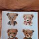 Gien bear cake dish.