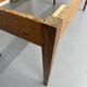 Grande table de ferme en bois avec tiroir en sapin fin 19 eme 