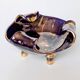 Tripod Ashtray Dish in Ceramic - Alcy Paris - Lustrous Enamel and Gold