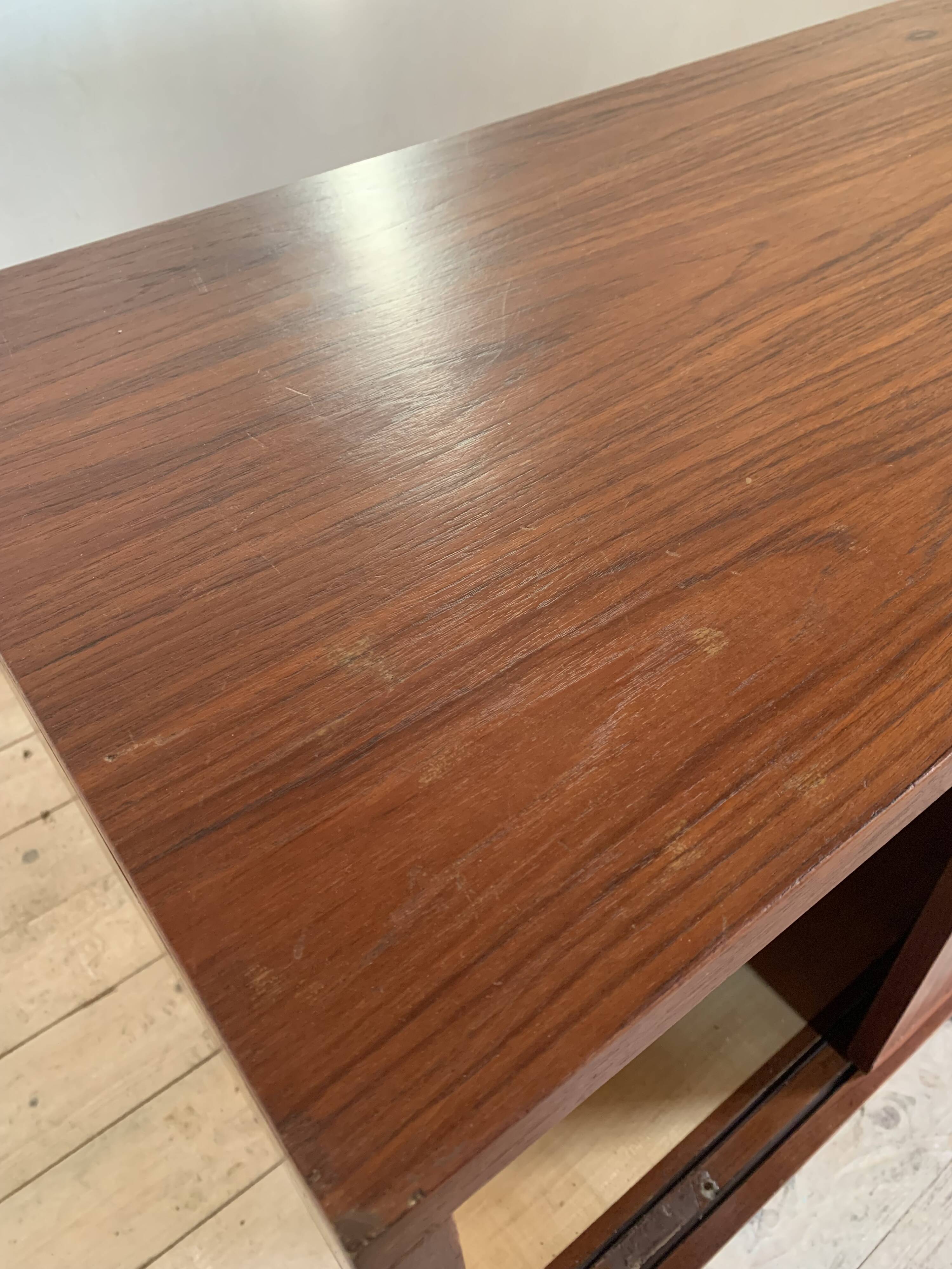 Vintage modernist teak sideboard