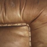 Swivel Leather Chairs by Carl Straub, 1950s, Set of 2