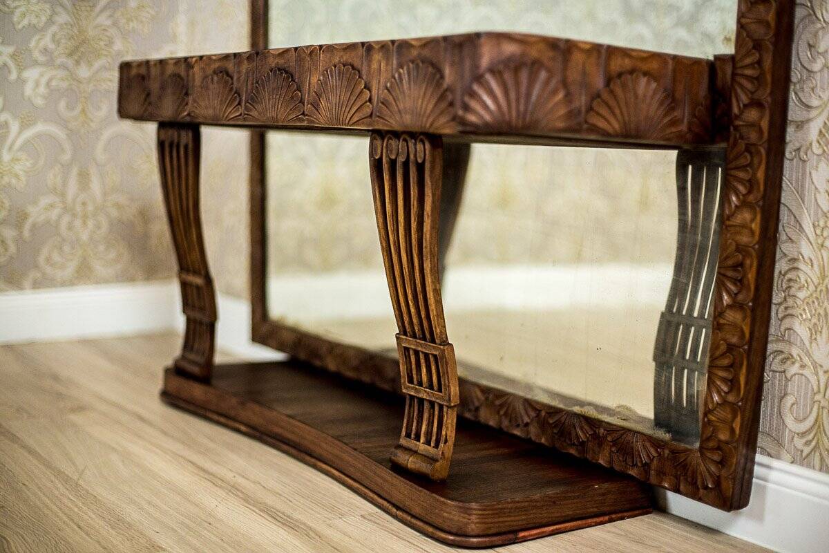 Pearwood Vanity Table with Mirror, 1900s
