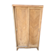 Wardrobe wardrobe in pickled oak Vintage compass feet