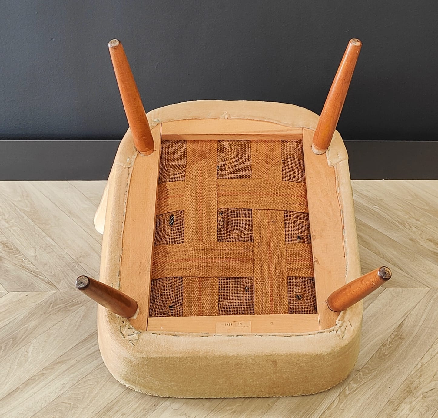 Mid century cocktail chair vintage