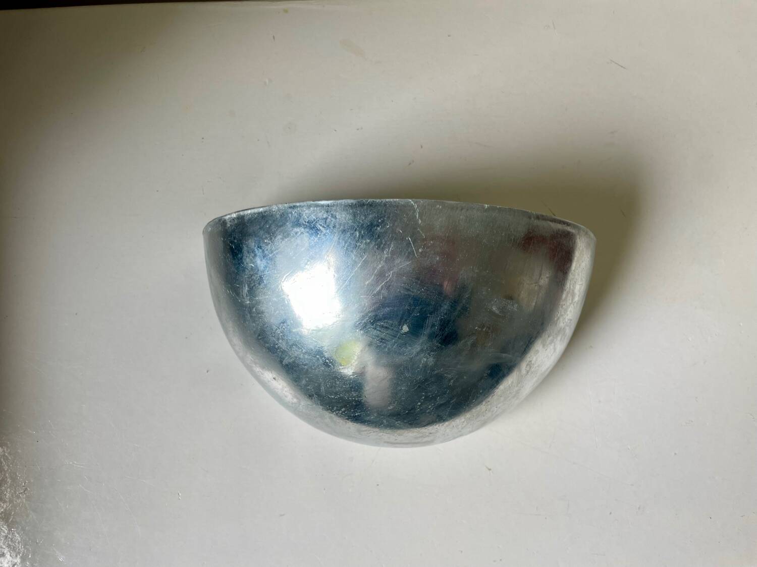 Danish Design Vintage Outdoor Wall Lamp in Galvanized Steel