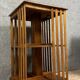 English mahogany revolving bookcase