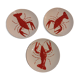 Set of 3 lobster plates