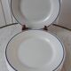 Set of 6 dessert plates Digoin Sarreguemines 60s