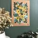 Floral painting on A5 paper Yellow flowers by CÉLINE Caux