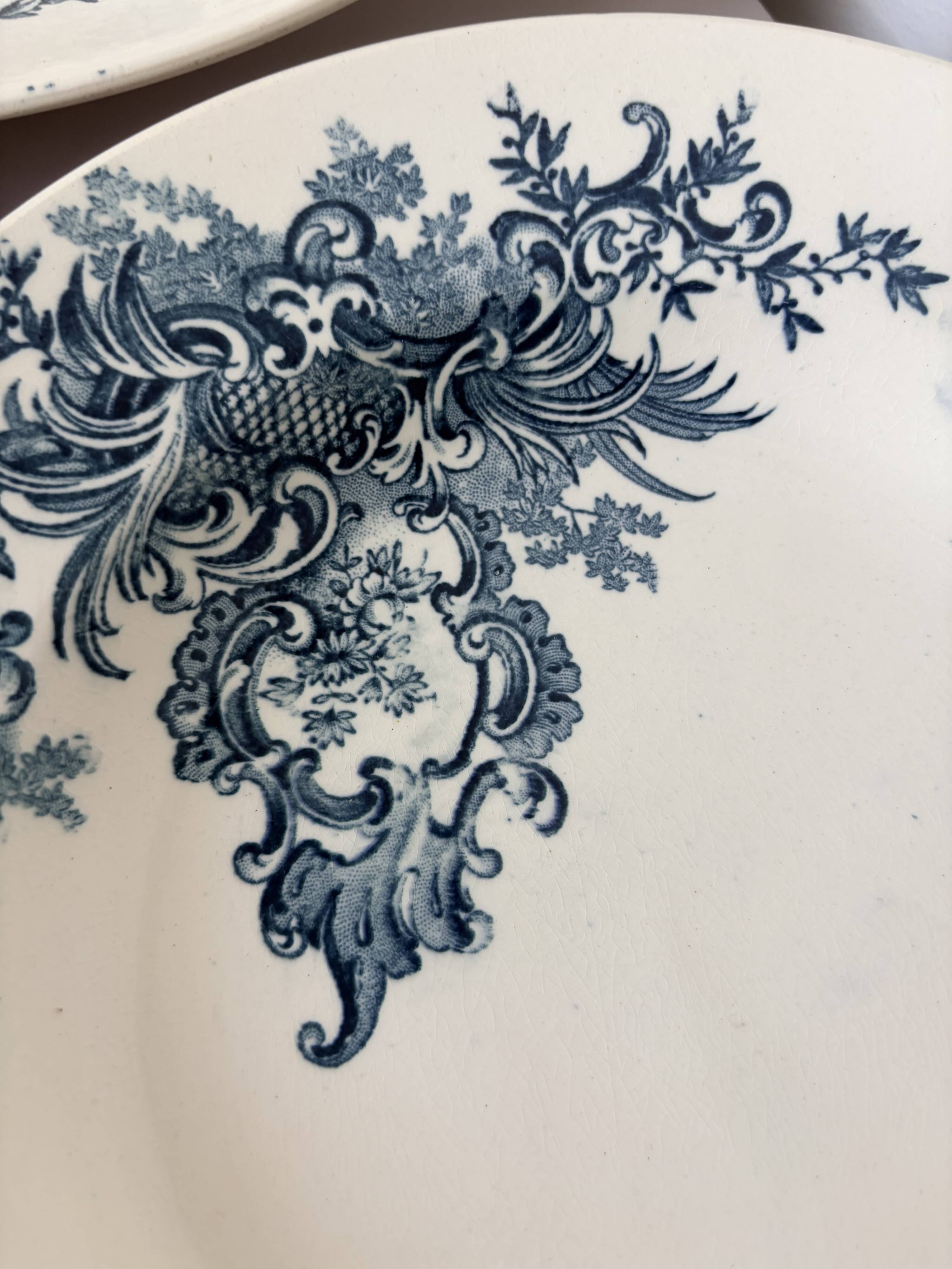 3 vintage deep plates from BFK model Regent 220522
