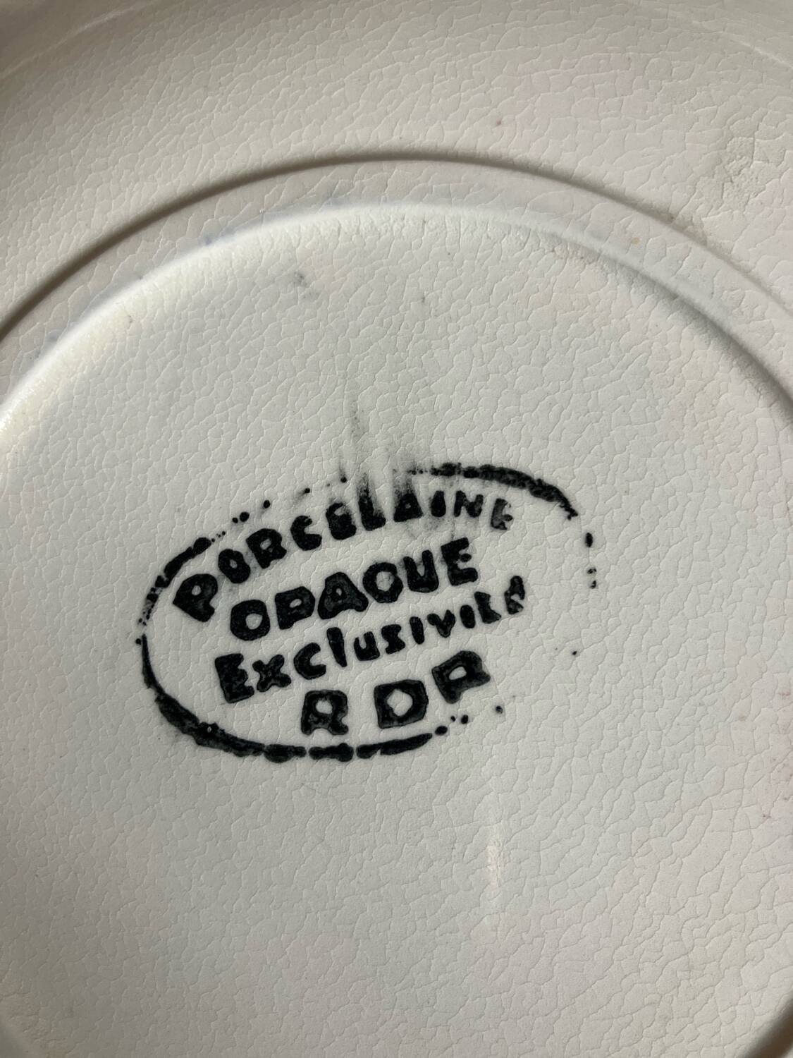 6 assiettes à dessert