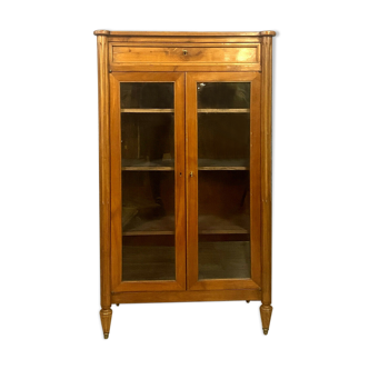 Louis XVI-era mahogany library patina around 1780-1800