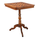 Marquetry table with chessboard pattern - Rolo, 19th century