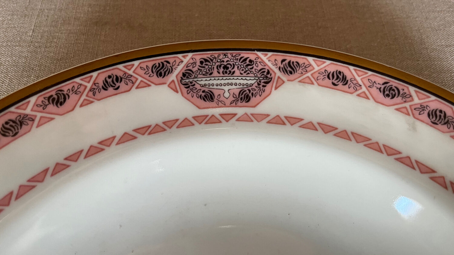 Pair of old Haviland porcelain plates