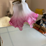 Lampe en laiton et verre