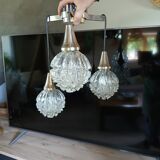 Chandelier, vintage waterfall suspension