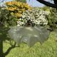 Vintage pleated glass lace lampshade ceiling light
