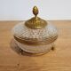 Candy box in crystal and gilded bronze
