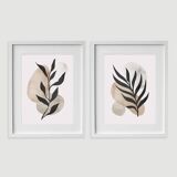2 framed art prints