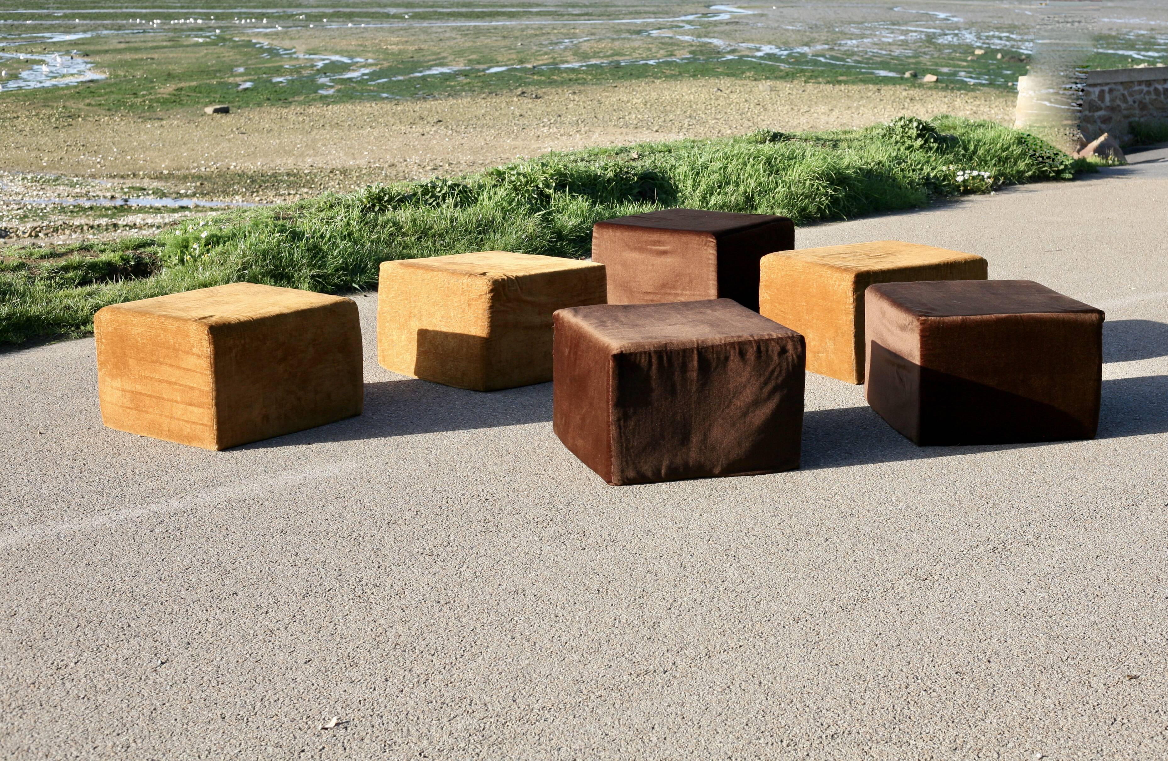 Minimalist sofa, 1970s, modular.