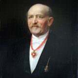 Distressed 19th Century Gentleman Portrait Painting