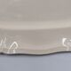 Rectangular dish with edged edge in Sarreguemines earthenware model Ivory