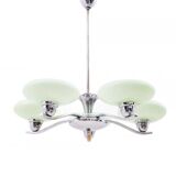 Art Deco chandelier from Poland, 1950s