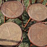 Vintage Rattan and Cane Dining Room